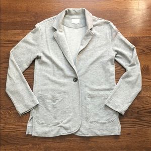 Caslon Grey Sweatshirt Blazer
